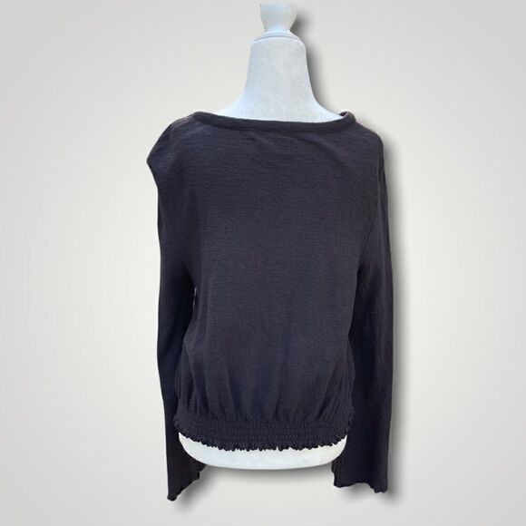 Madewell Texture & Thread Bell Sleeve Peasant Top Smocked Waist Women’s Small - Picture 4 of 8